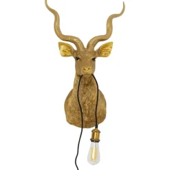 KARE Design Luminaires>Applique Animal Goat doré 45x74cm