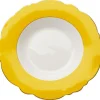 KARE Design Accessoires>Assiette creuse Harlequin jaune Ø23cm