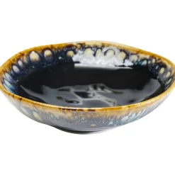 KARE Design Accessoires>Assiette creuse Lio bleu nuit Ø20cm