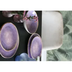 KARE Design Accessoires>Assiette creuse Shirley violet Ø21cm