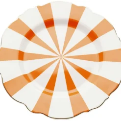 KARE Design Accessoires>Assiette Harlequin orange Ø22cm