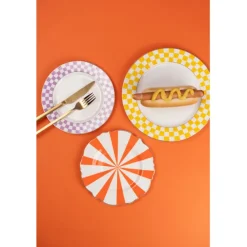 KARE Design Accessoires>Assiette Harlequin violet Ø21cm