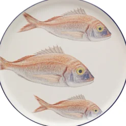 KARE Design Accessoires>Assiette Poisson bleu Ø27cm assorties
