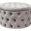 KARE Design Meubles>Banquette coffre Desire velours argenté