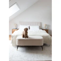 KARE Design Meubles>Banquette coffre Rico blanc