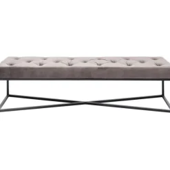 KARE Design Meubles>Banquette Crossover gris noir 150x40cm