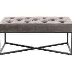 KARE Design Meubles>Banquette Crossover gris noir 90x40cm