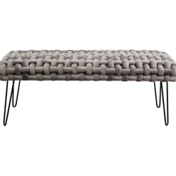 KARE Design Meubles>Banquette Weave gris 128cm