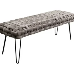 KARE Design Meubles>Banquette Weave gris 128cm