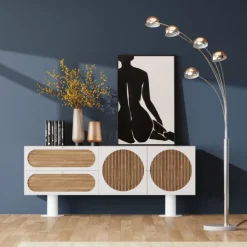 KARE Design Meubles>Buffet Atomic blanc 183x76cm