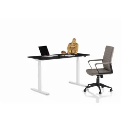 KARE Design Meubles>Bureau Office blanc noir 140x70