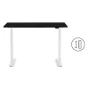 KARE Design Meubles>Bureau Office blanc noir 120x70