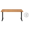 KARE Design Meubles>Bureau Office Symphony chêne noir 160x80