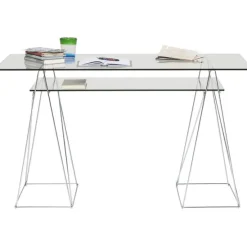 KARE Design Meubles>Bureau Polar chromé 8 mm (verre trempé)