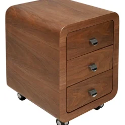 KARE Design Meubles>Caisson a roulettes Club noyer