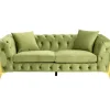 KARE Design Meubles>Canapé Bellissima 2-places velours vert 200cm
