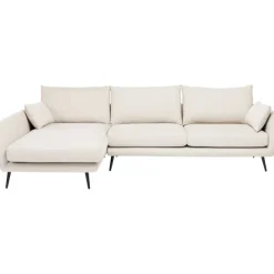 KARE Design Meubles>Canapé d angle Amalfi gauche crème 275cm