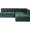 KARE Design Meubles>Canapé d angle Belami vert foncé droite 265cm