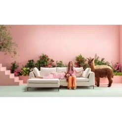 KARE Design Meubles>Canapé d angle Gianni crème 250x167 Gauche
