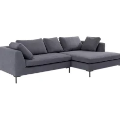 KARE Design Meubles>Canapé d angle Gianni gris droite