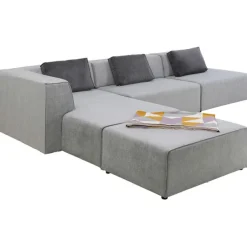 KARE Design Meubles>Canapé d angle Infinity Atlanta gris gauche