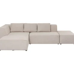 KARE Design Meubles>Canapé d angle Infinity Ottomane crème gauche