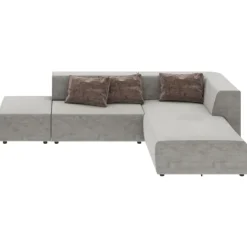 KARE Design Meubles>Canapé d angle Infinity Vegas gris