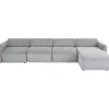KARE Design Meubles>Canapé d angle Lucca gris droite 331cm
