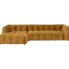 KARE Design Meubles>Canapé d angle Salamanca brun doré gauche 320cm