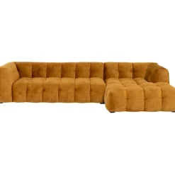KARE Design Meubles>Canapé d angle Salamanca brun doré droite 320cm