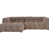 KARE Design Meubles>Canapé d angle Salamanca marron clair gauche 250cm