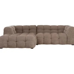 KARE Design Meubles>Canapé d angle Salamanca marron clair gauche 250cm
