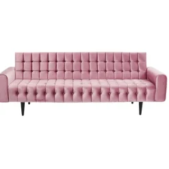 KARE Design Meubles>Canapé Milchbar 3-places velours mauve