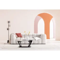 KARE Design Meubles>Canapé 3-places Salamanca crème 240cm