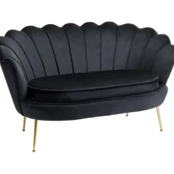 KARE Design Meubles>Canapé Water Lily 2-places Or noir