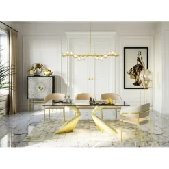 KARE Design Meubles>Chaise a. acc. Belle Velvet crème (2/set)