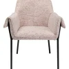 KARE Design Meubles>Chaise a. acc. Bess clair Beige Flitter
