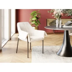 KARE Design Meubles>Chaise a. acc. Bess crème