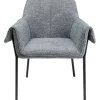 KARE Design Meubles>Chaise a. acc. Bess Grey Flitter