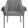KARE Design Meubles>Chaise a. acc. Bess gris