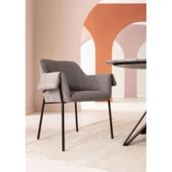 KARE Design Meubles>Chaise a. acc. Bess gris