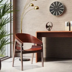 KARE Design Meubles>Chaise a. acc. Biarritz marron
