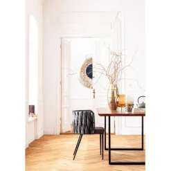 KARE Design Meubles>Chaise a. acc. Cheerio gris av. coussin