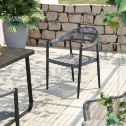 KARE Design Meubles>Chaise a. acc. Palma gris