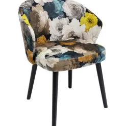 KARE Design Meubles>Chaise a. acc. Peony Flower jaune