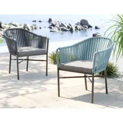 KARE Design Meubles>Chaise a. acc. Santanyi gris foncé