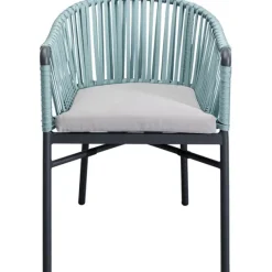 KARE Design Meubles>Chaise a. acc. Santanyi vert pétrole