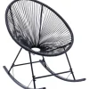 KARE Design Meubles>Chaise à bascule Acapulco Mono noir