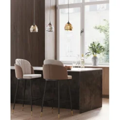 KARE Design Meubles>Chaise de bar Hojas beige