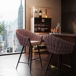 KARE Design Meubles>Chaise de bar Knot Tweed